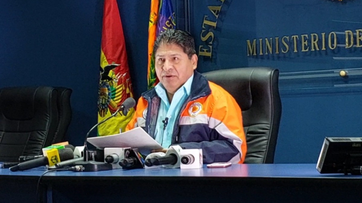 Juan Carlos Calvimontes, viceministro de Defensa Civil. Foto: ANF