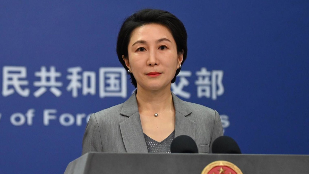La portavoz del Ministerio de Exteriores de China, Mao Ning.