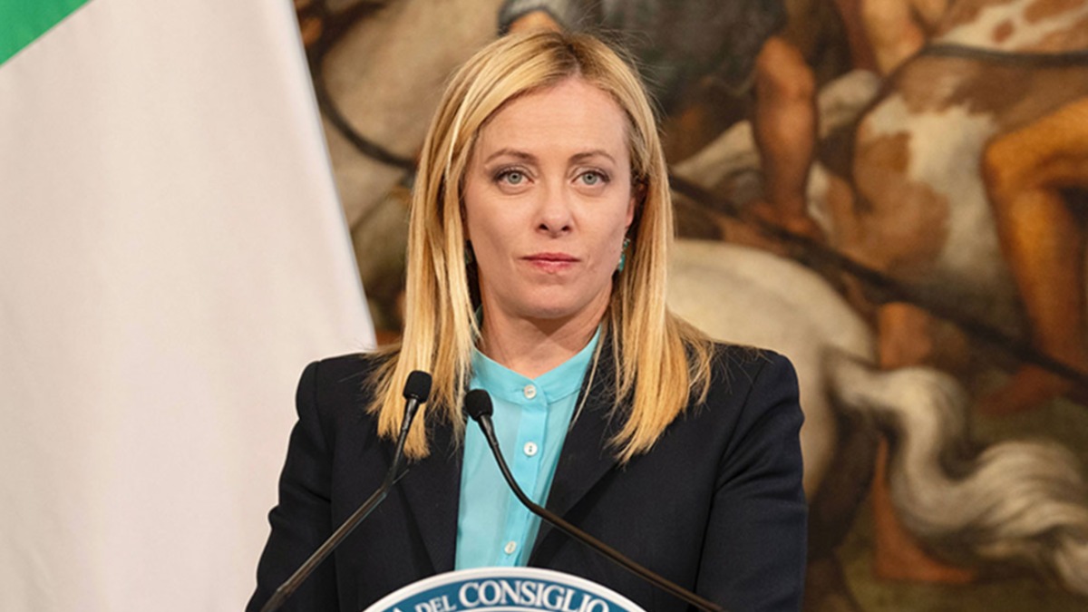 La primera ministra italiana, Giorgia Meloni.