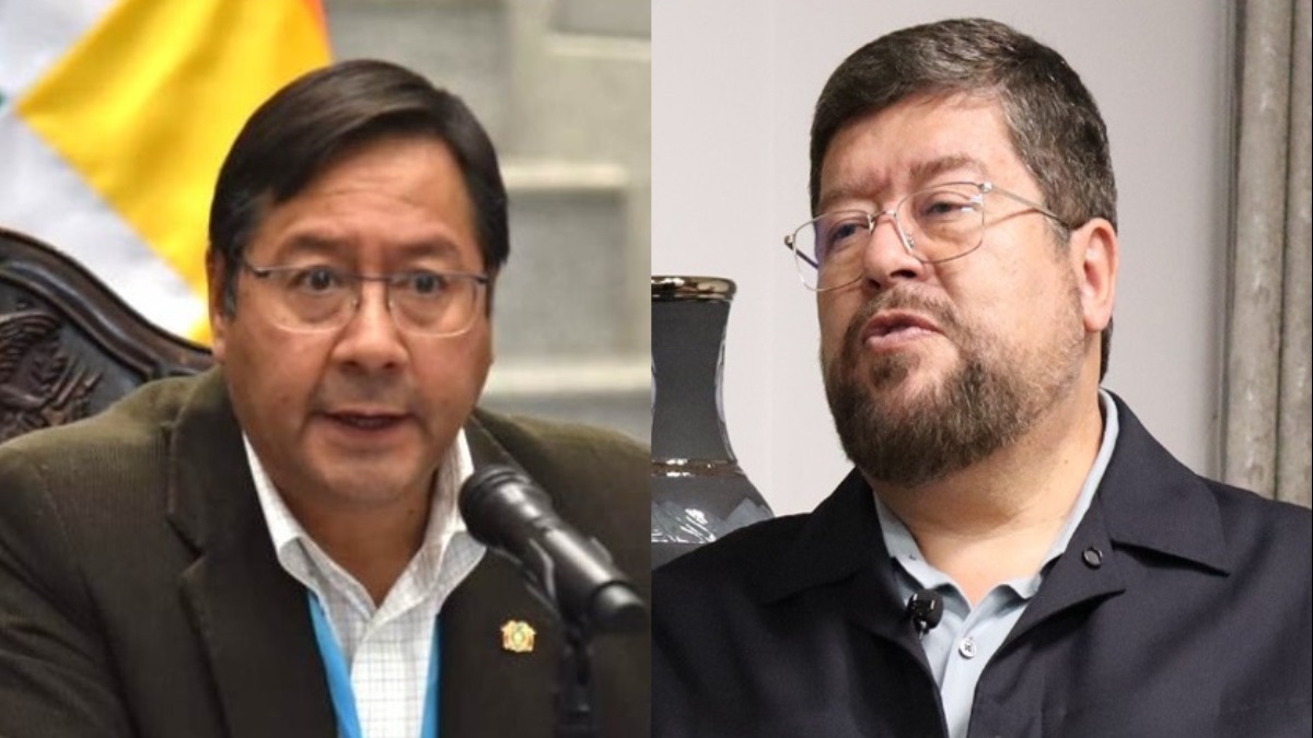 Luis Arce y Samuel Doria Medina. Foto: ANF