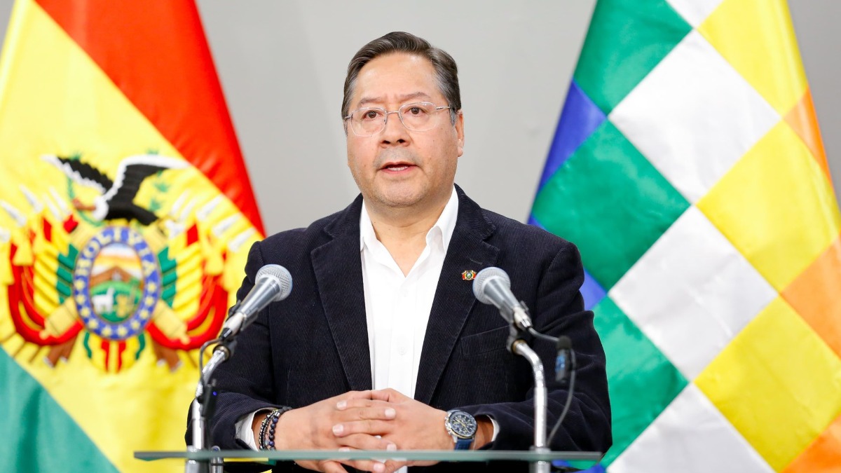 Presidente Luis Arce. Foto: RRSS