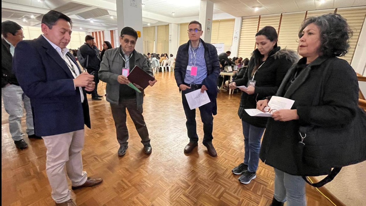 Sociedad civil en el simulacro del domingo 27 de julio de 2025. Foto: TSE