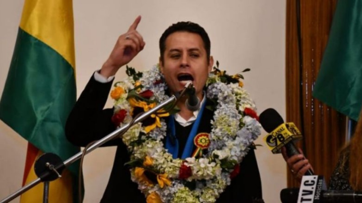 Edman Lara, candidato a vicepresidente del Estado de Rodrigo Paz.