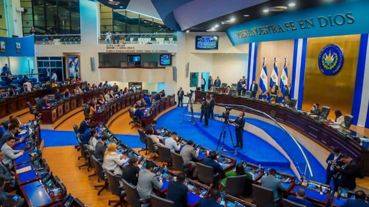 El congreso de El Salvador.