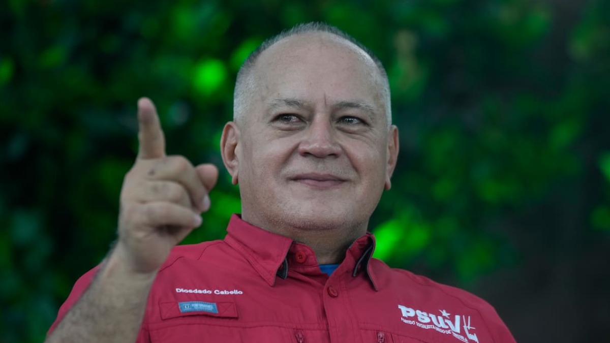 El ministro del Interior de Venezuela, Diosdado Cabello.
