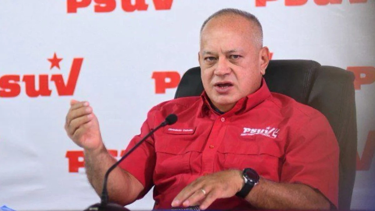 El ministro del Interior de Venezuela , Diosdado Cabello.