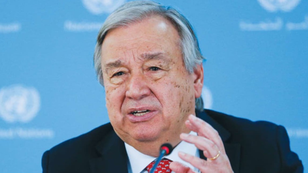 El secretario general de Naciones Unidas, António Guterres.