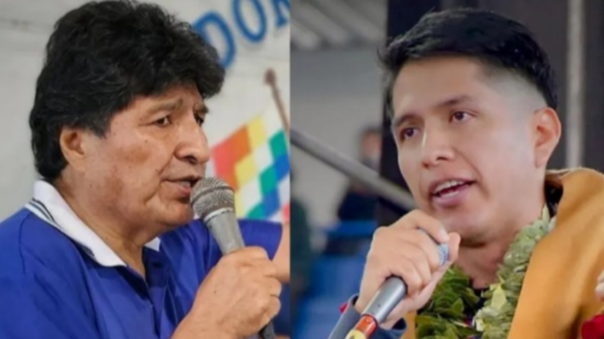 Evo Morales y Andrónico Rodríguez