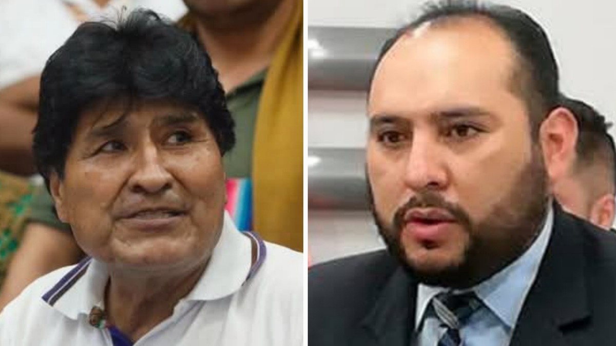 Evo Morales y Roberto Ríos