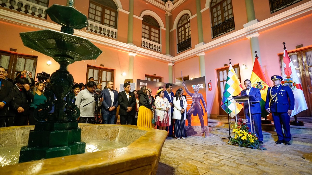 Festejos por el Bicentenario de Bolivia en Sucre