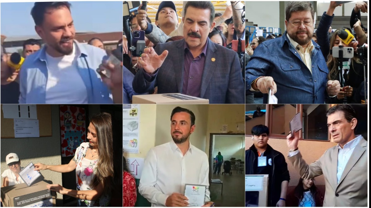 Los candidatos a la presidencia ya sufragaron. Foto: ANF
