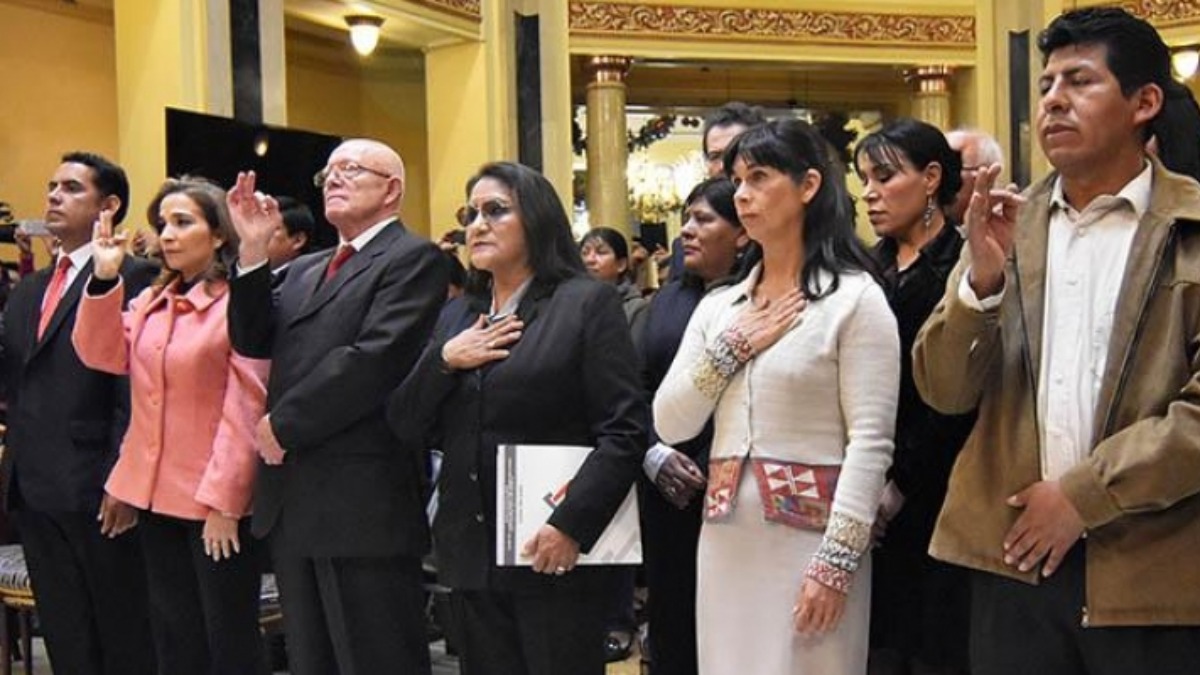 Los vocales que fueron electos por la Asamblea Legislativa en 2019. Foto: Internet