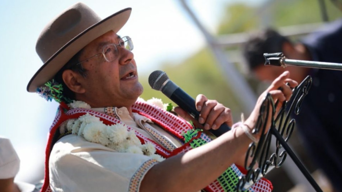 Luis Arce, presidente saliente de Bolivia.