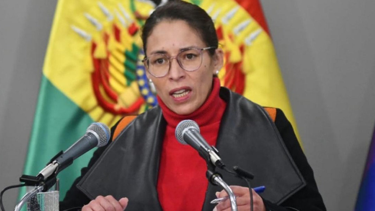 Ministra de Justicia, Jessica Saravia.
