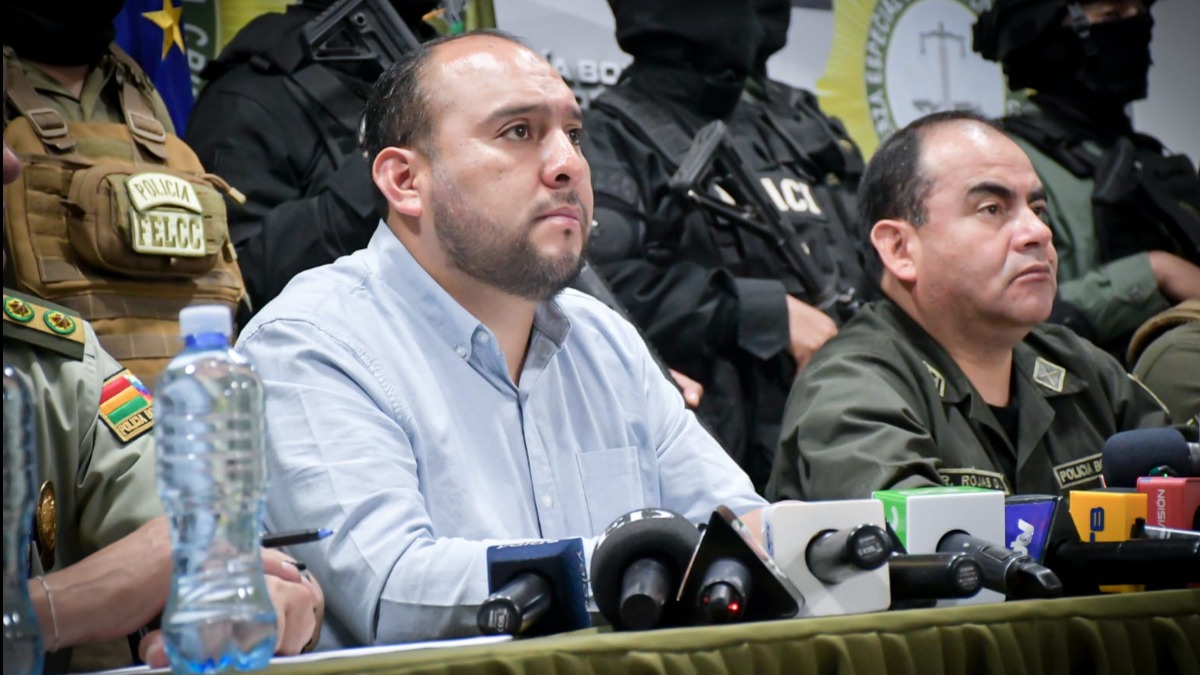 Ministro de Gobierno, Roberto Ríos. Foto: Ministerio de Gobierno