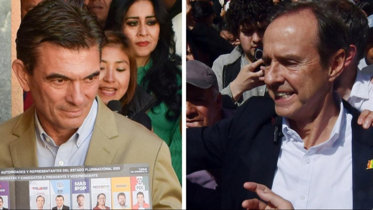 Rodrigo Paz y Jorge Tuto Quiroga van a la segunda vuelta. Foto: Internet