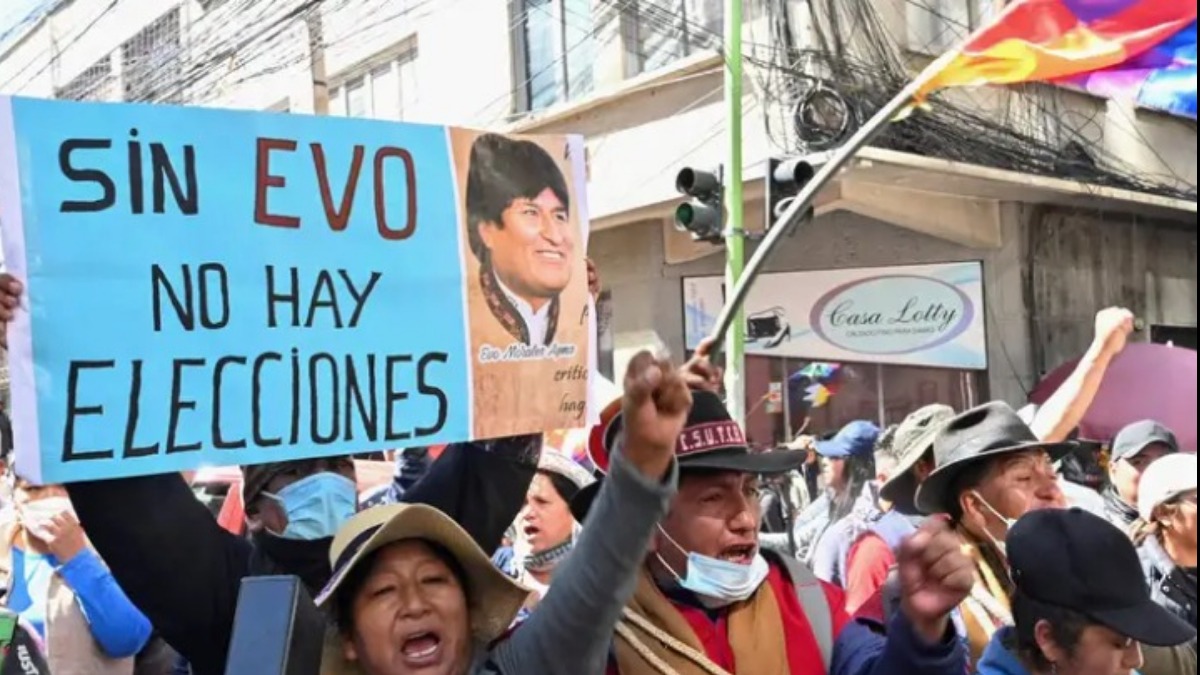 Seguidores de Evo Morales.