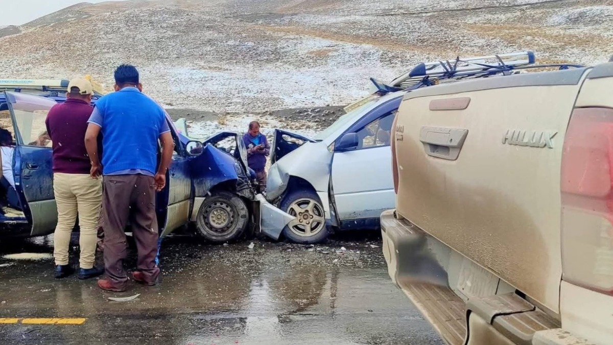 Accidente en la Cumbre. Foto: Cortesía.