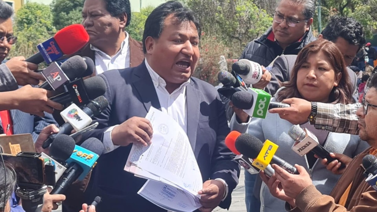 Alcalde de Viacha, Napoleón Yahuasi. Foto: Internet
