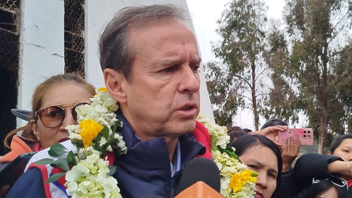 Candidato a la presidencia por Libre, Jorge Tuto Quiroga. Foto: Captura