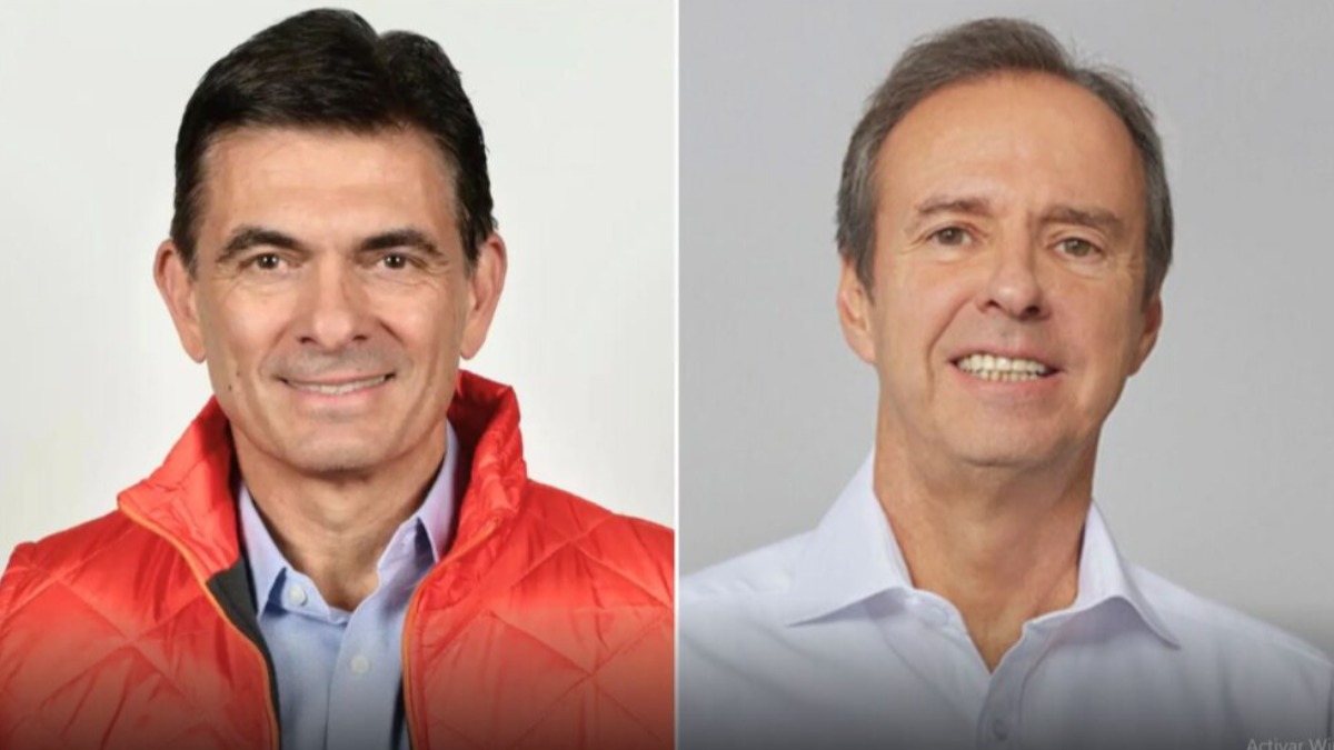 Candidatos Rodrigo Paz y Jorge Quiroga. Foto: RTP
