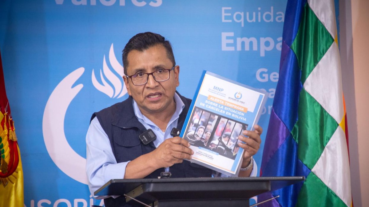 Defensor del Pueblo, Pedro Callisaya. Foto: Defensoría del Pueblo