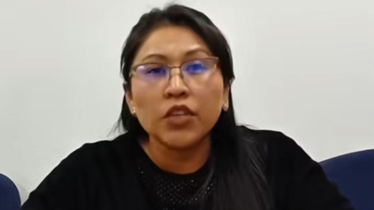Diputada Gladys Quispe. Foto: Captura de video