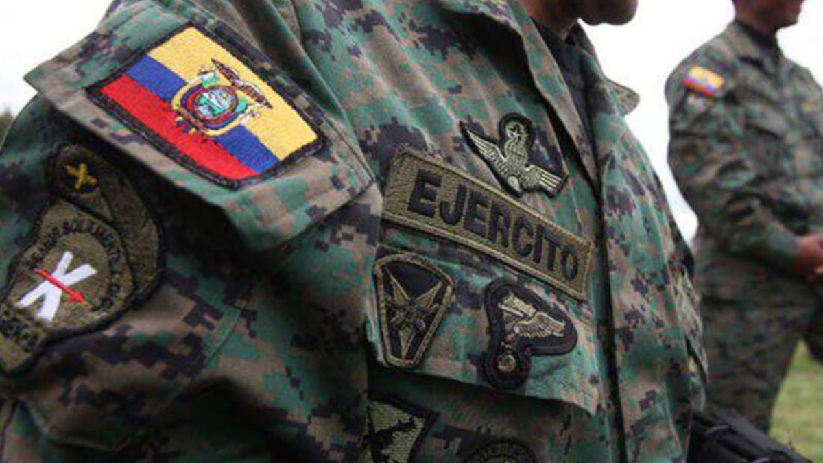 Efectivos militares de Ecuador.