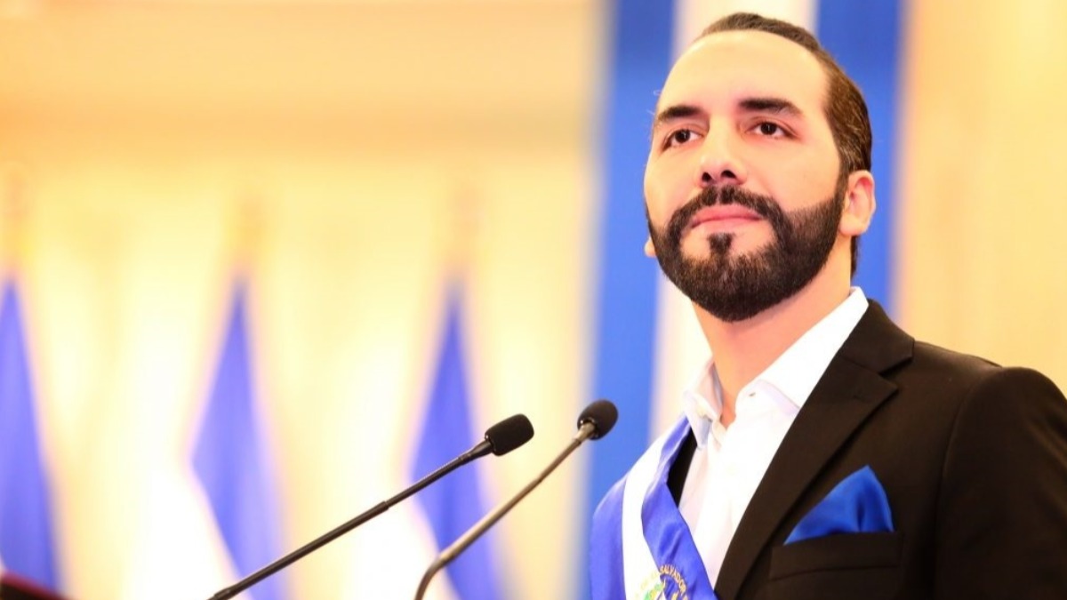 El presidente de El Salvador, Nayib Bukele.