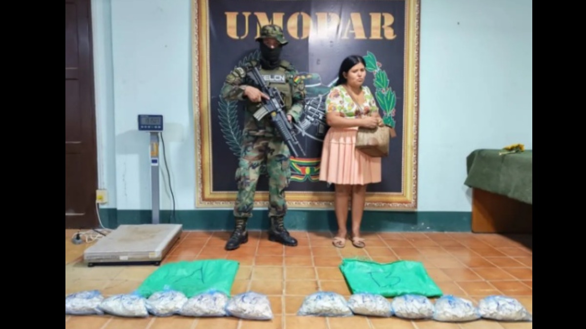 Elba Terán detenida. Foto: RRSS