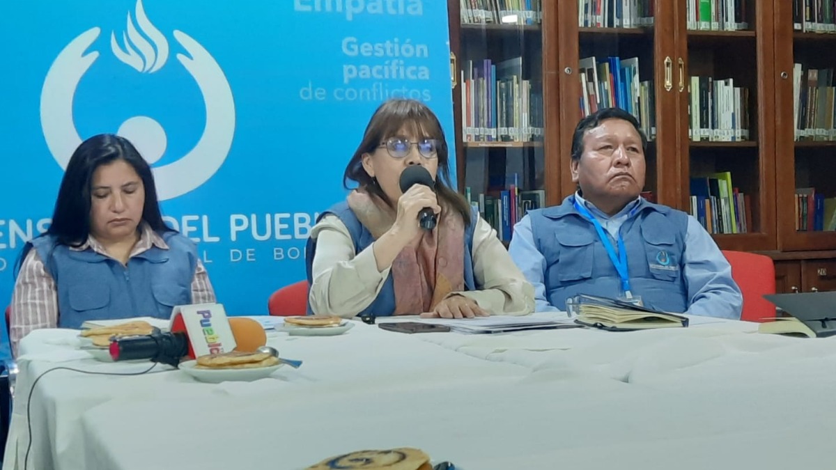 La Defensoría del Pueblo ofreció un reporte sobre las acciones que realizó en favor del medio ambiente. Foto: ANF