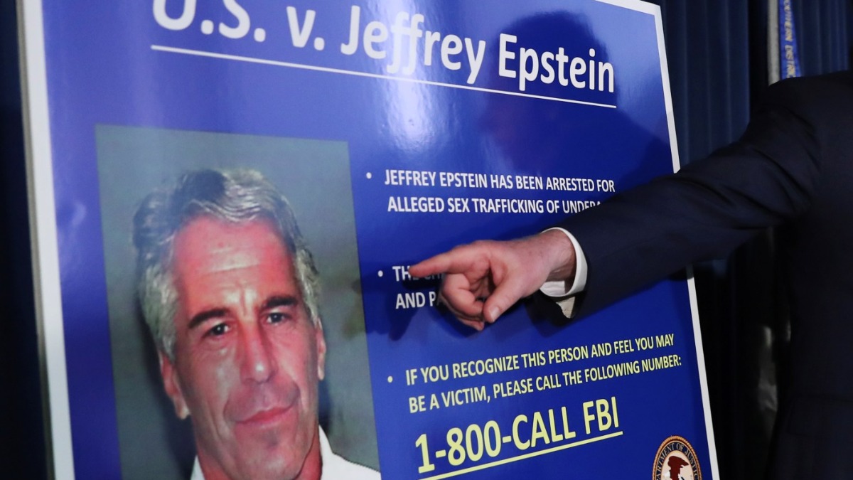 La fotografía de Jeffrey Epstein.
