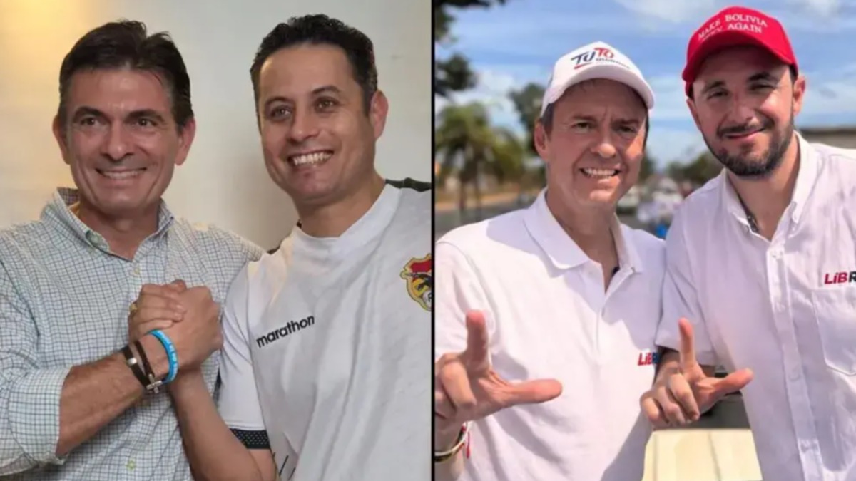Los dos binomios que van al balotaje. Foto: Internet