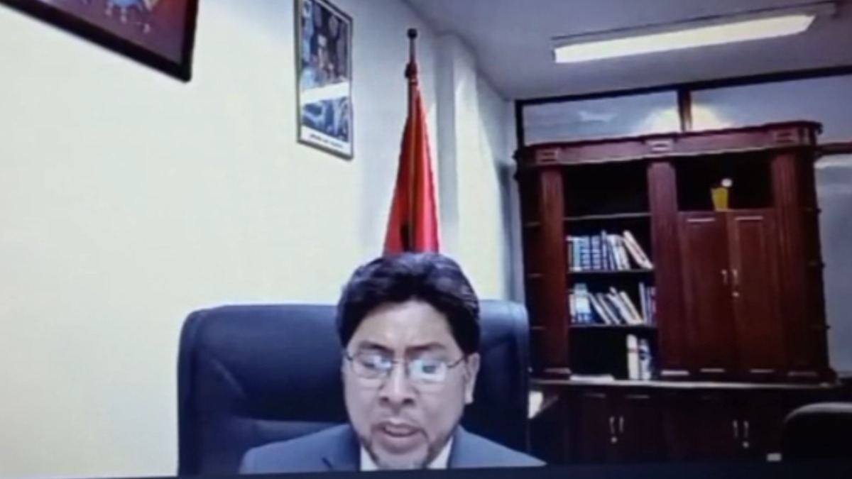 Vocal Isaías Vargas. Foto: Video Captura