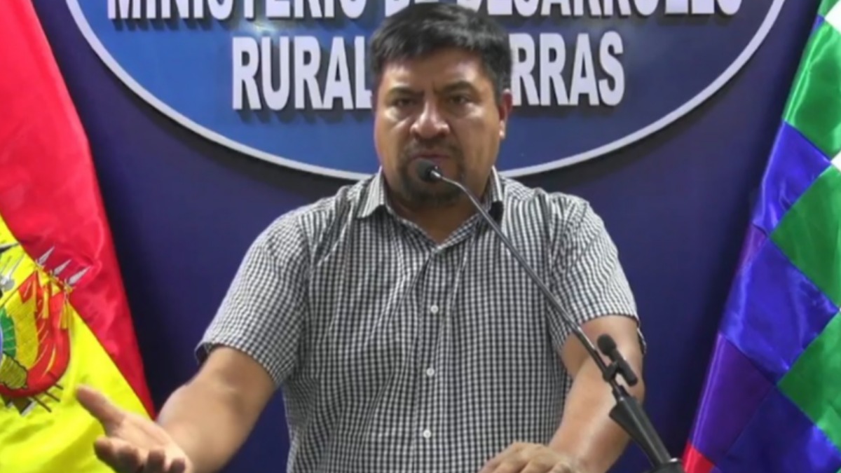 Yamil Flores, ministro de Desarrollo Rural y Tierras.