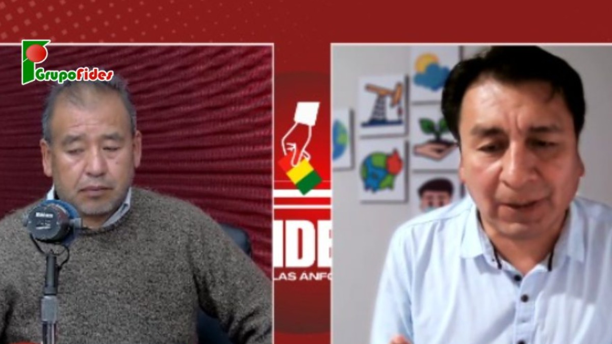 Andrés Gómez y Gonzalo Colque. Foto: Radio Fides