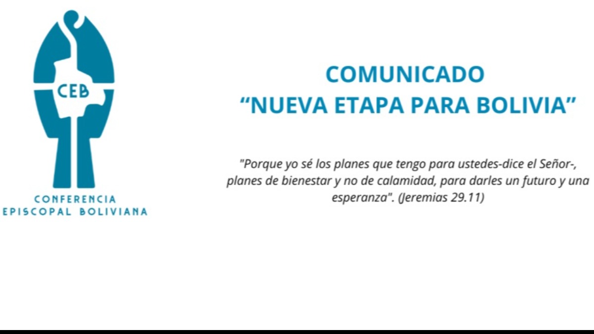 Comunicado de la Conferencia Episcopal Boliviana. Foto: CEB
