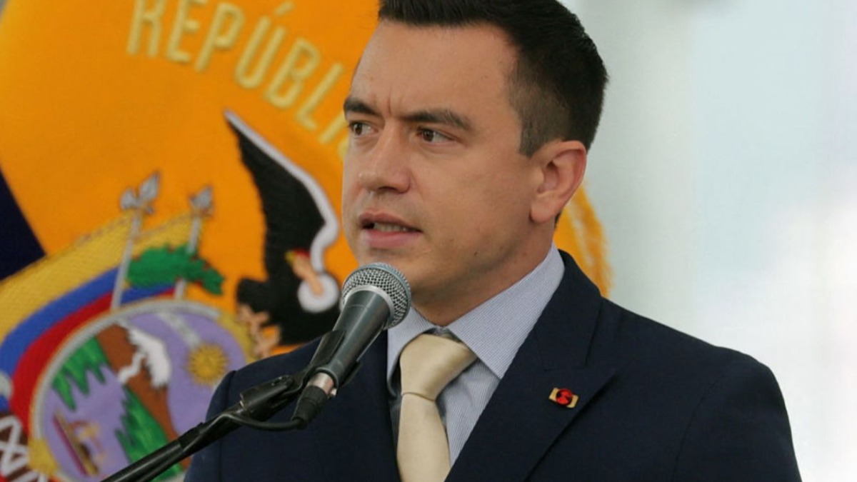 El presidente de Ecuador, Daniel Noboa.