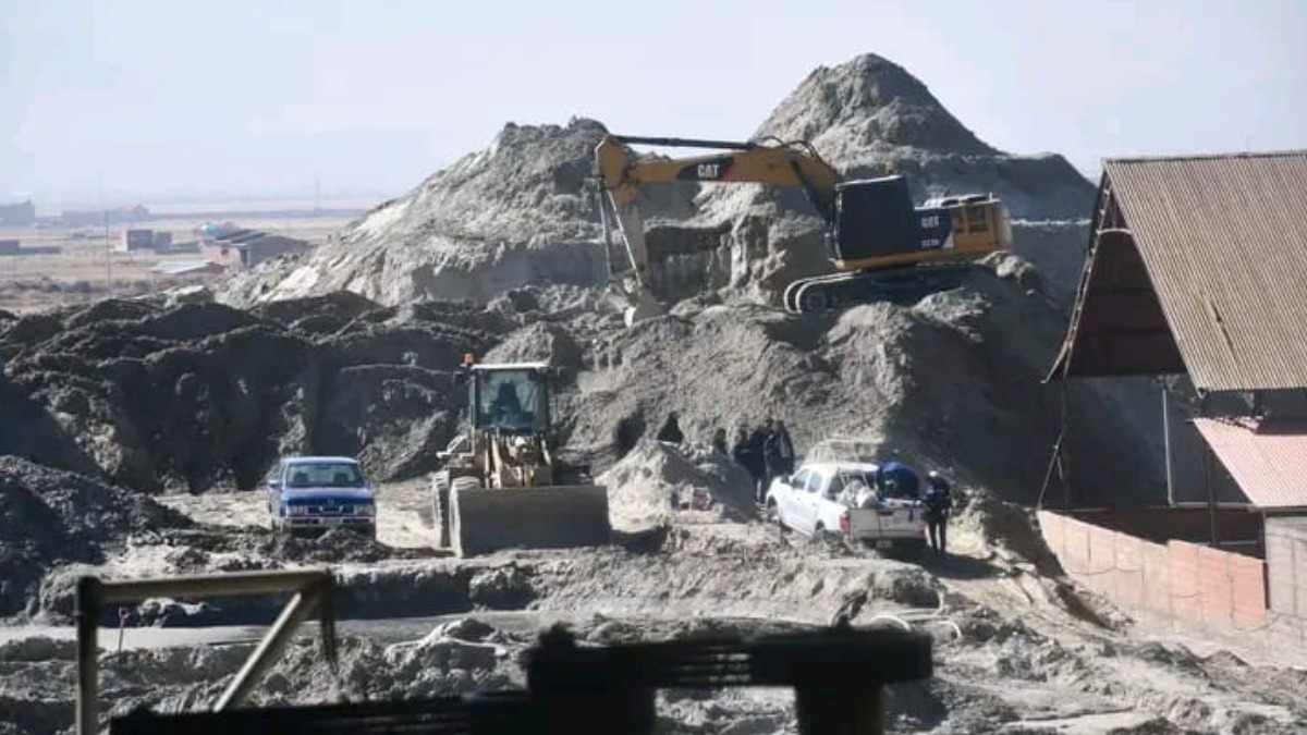 Empresas mineras operan en Viacha. Foto: ANF