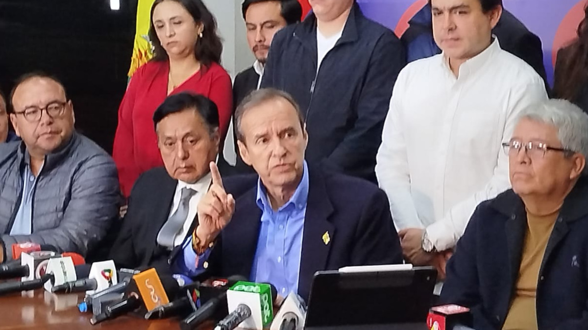 Excandidato a la presidencia de Libre, Jorge Tuto Quiroga. Foto: Libre