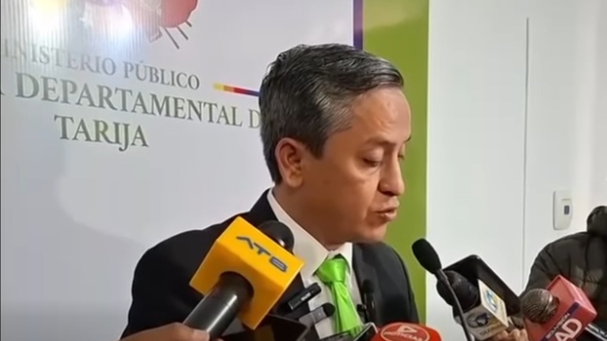 Fiscal de Tarija, José Mogro. Foto: Captura de video