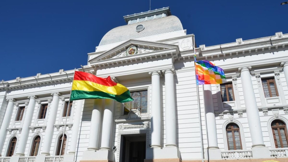 Frontis del Tribunal Supremo de Justicia.