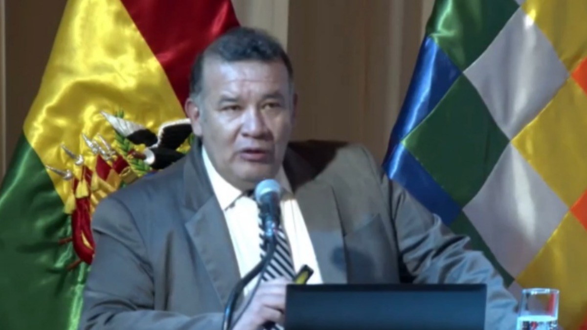Humberto Arandia, director del INE. Foto: Captura de video