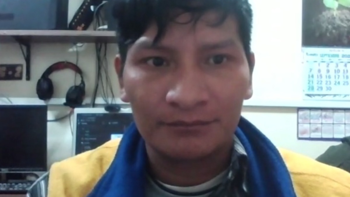 Julio Lero hace ocho meses que está detenido en San Pedro de La Paz. Foto: captura audiencia