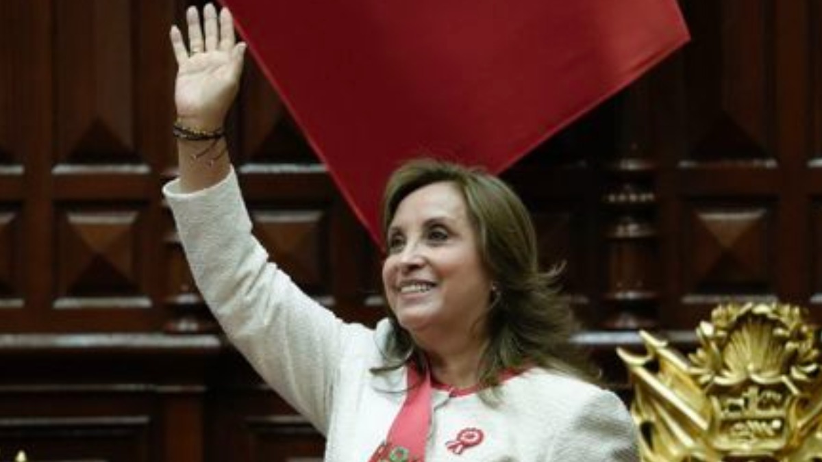 La expresidenta de Perú, Dina Boluarte.