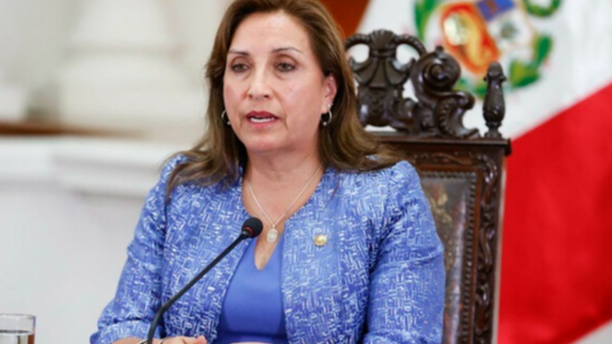 La expresidenta de Perú, Dina Boluarte.