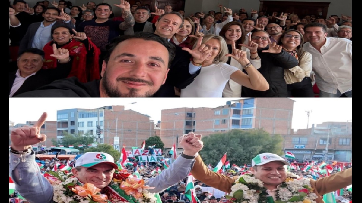 Los binomios políticos en carrera para la segunda vuelta.