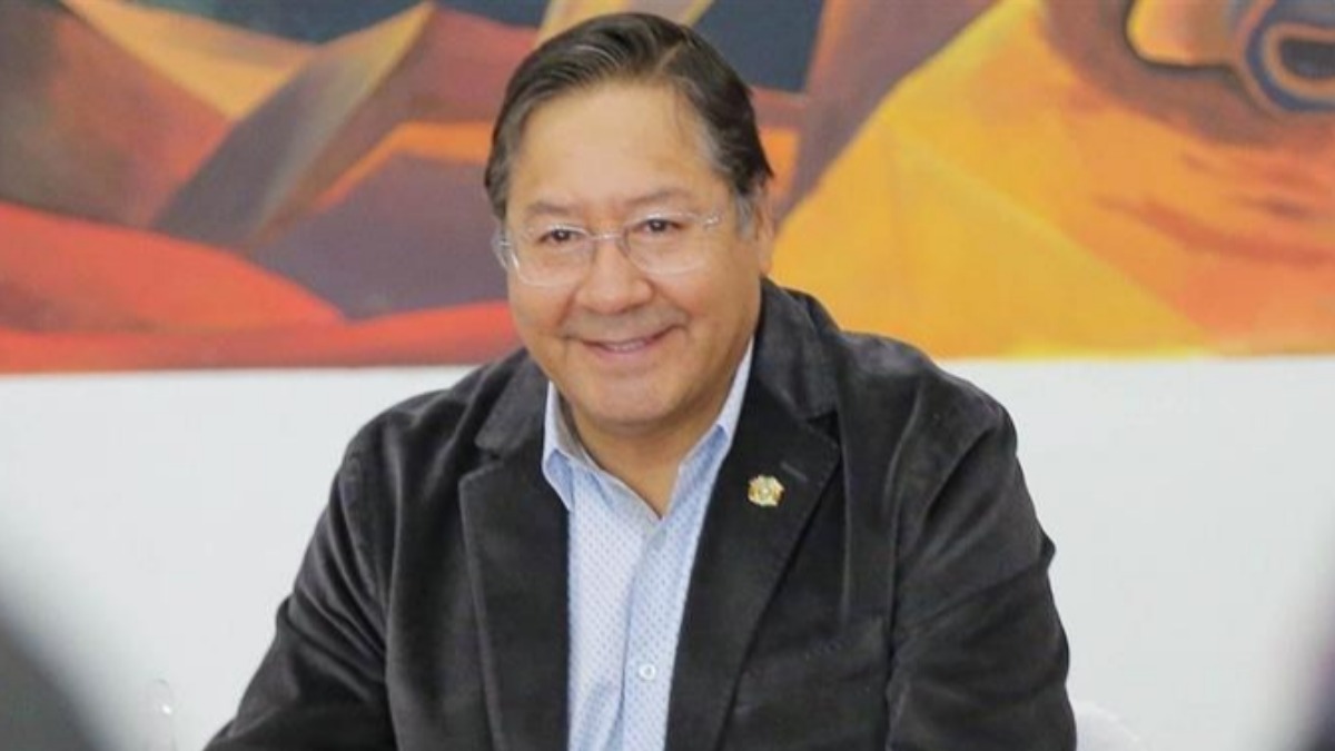 Luis Arce, presidente del Estado.