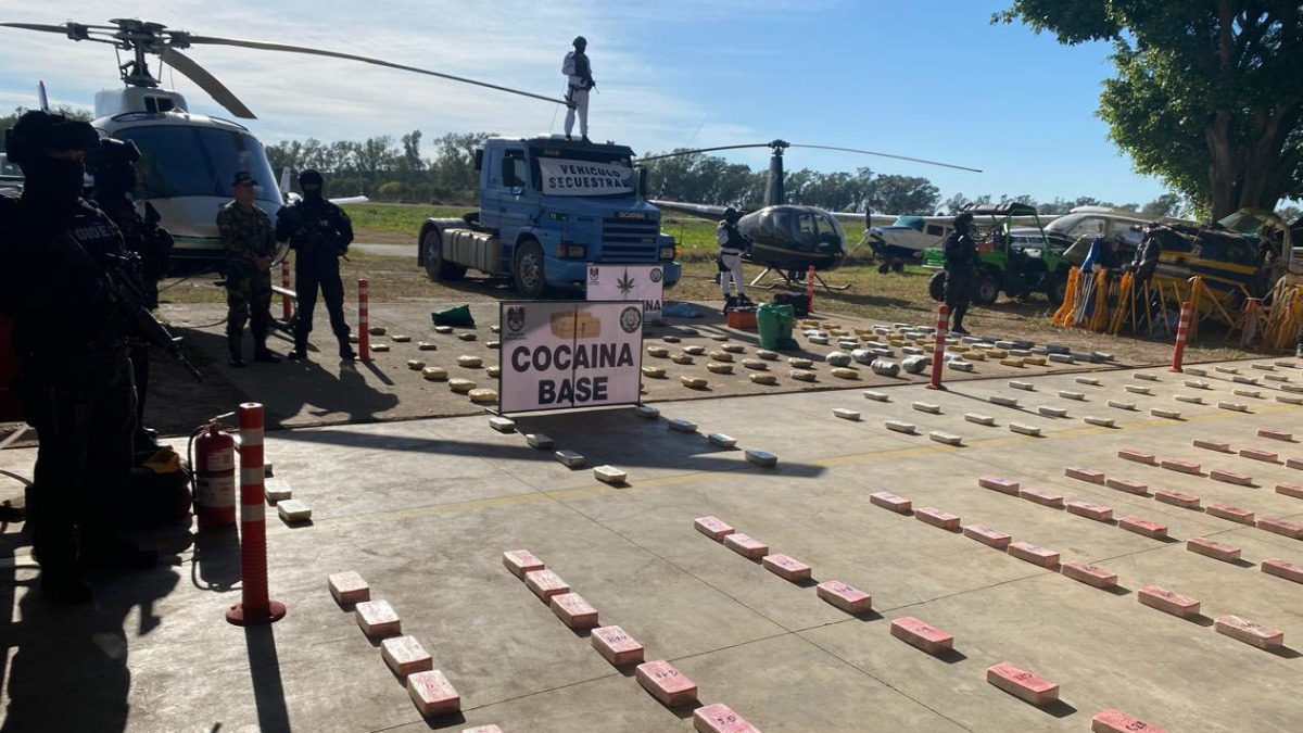 Operativos de la Fuerza Especial de Lucha Contra el Narcotráfico. Foto: FELCN