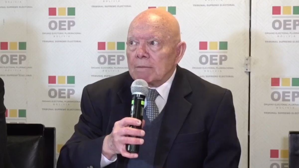 Oscar Hassenteufel, presidente del TSE. Foto: Captura de video